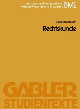 【预售】Rechtskunde