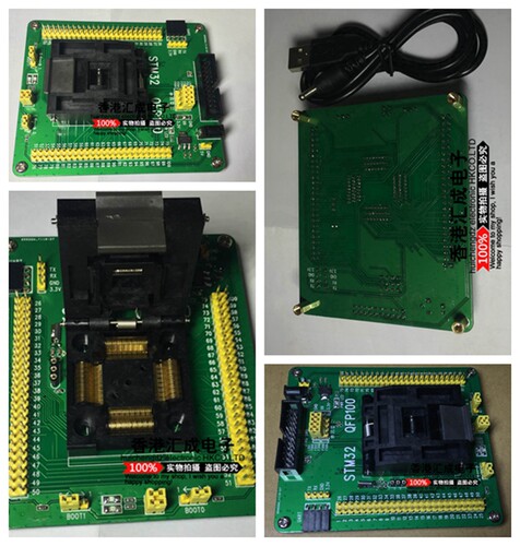 WaveShare STM32 编程座 测试座 烧录座 STM32F STM32L QFP100