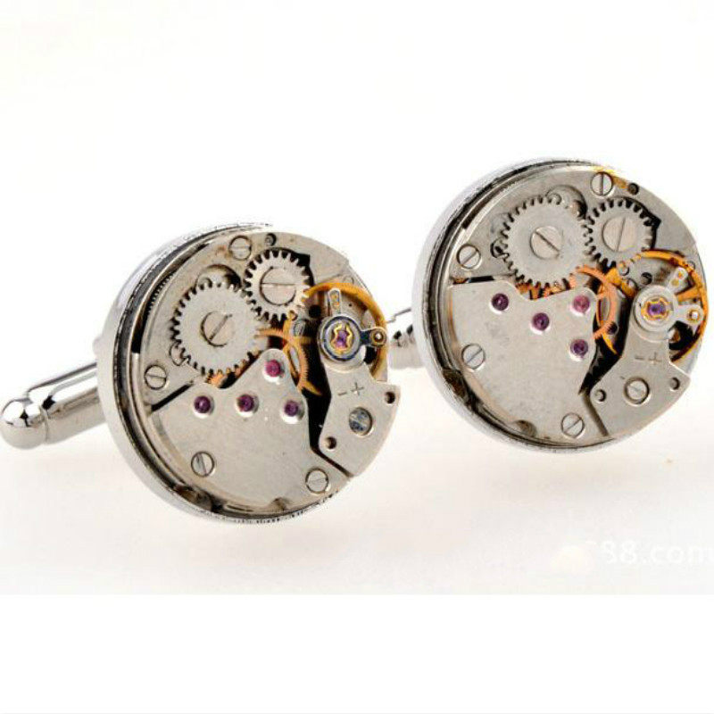 Watch Movement Men Cufflinks Steampunk Vintage Wedding Clockin the 3C Digital Accessories, Digital Camera Accessories , Screen protective film  category - from Buy2taobao.com to provide professional Taobao agent buy service