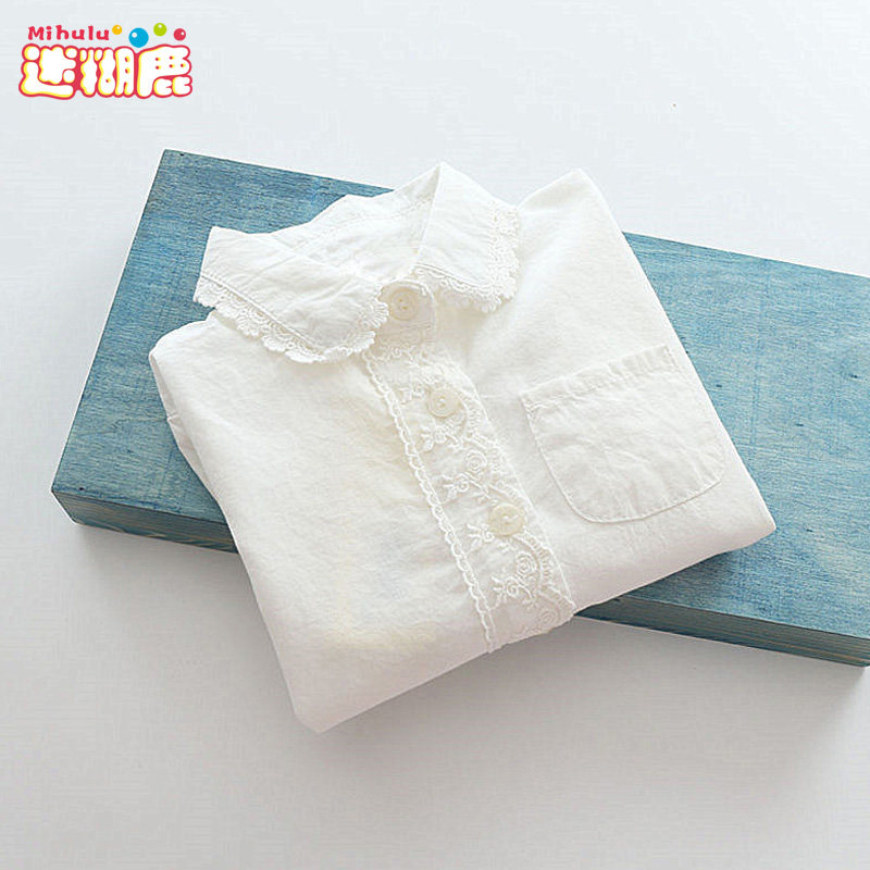 Chemise fille à manche longue - Ref 2088004 Image 1