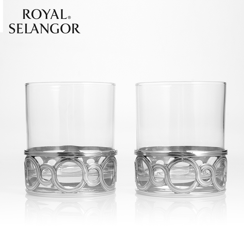 皇家雪兰莪ROYAL SELANGOR大奖章威士忌酒杯 马来西亚纯手工锡器
