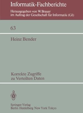 【预订】Korrekte Zugriffe Zu Verteilten Daten
