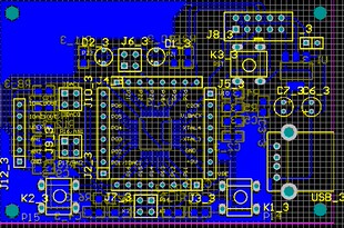 C8051F412开发板原理图pcb C8051F412单片机最小系统 C8051F412