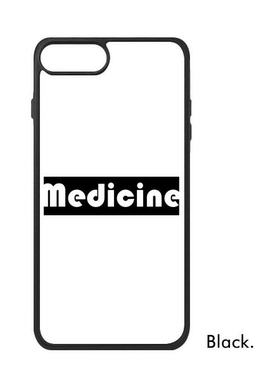 适用于iPhone专业学科医学黑色词Xr手机壳max保护套678plus硅胶11