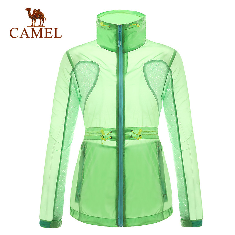 【非卖品】【断码清仓】CAMEL骆驼户外女款超薄风衣春夏女士皮肤