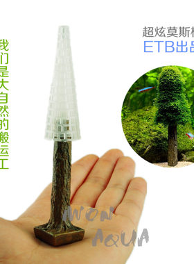 造景莫斯树水晶虾缸鱼缸树林