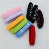 Хлопчатобумажная линия любовь бухни для волос головной убор, резиновая полоса голова веревка без шить