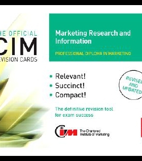 【预售】CIM Revision Cards Marketing Research and Informa