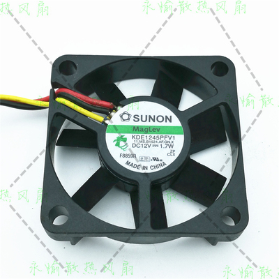 原装 SUNON KDE1245PFV1 12V 1.7W 4510 3线 测速 静音 散热风扇