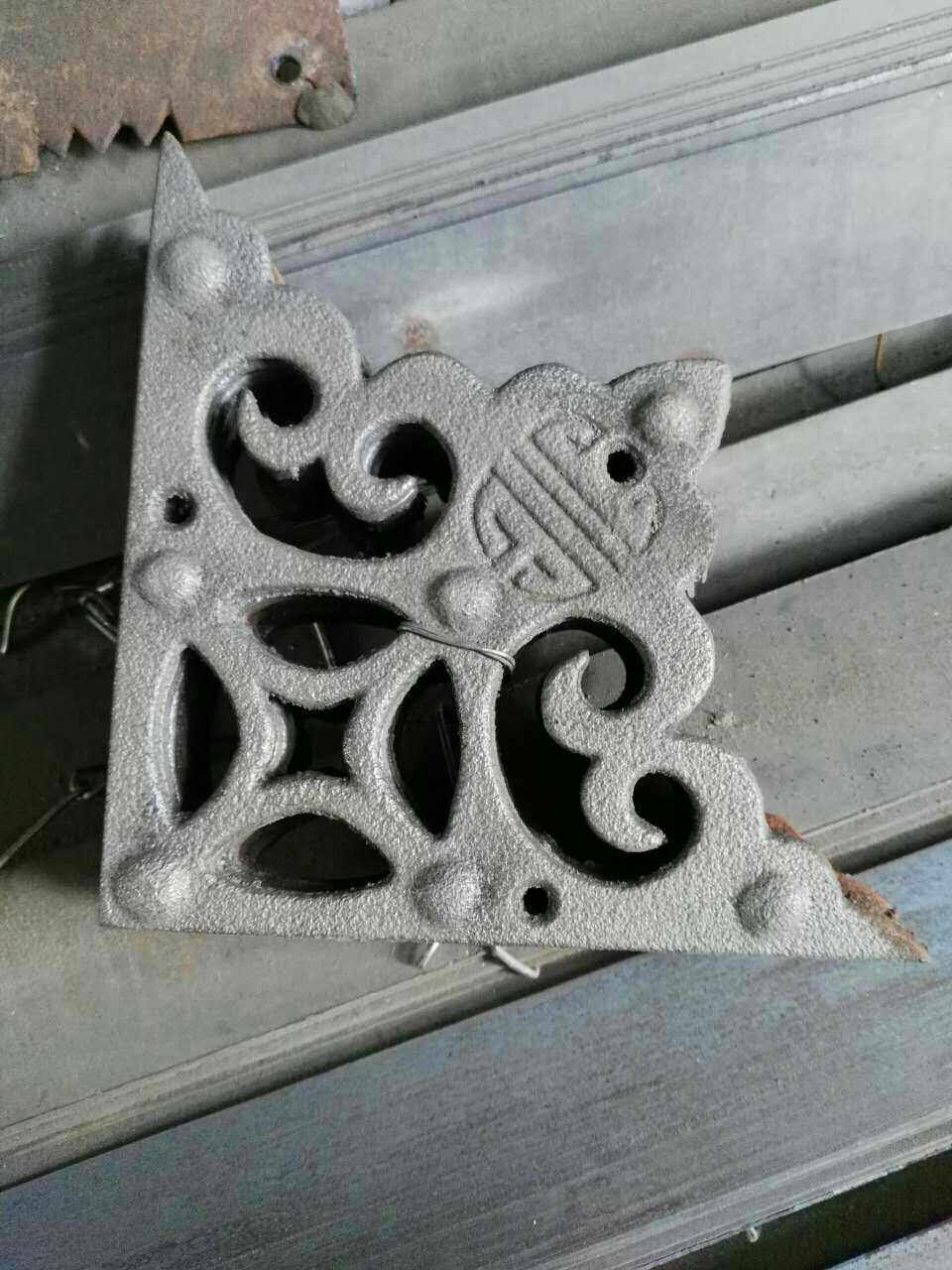 仿古角花铁花花角铁艺配件铸铁角花东阳木雕包角复古门窗