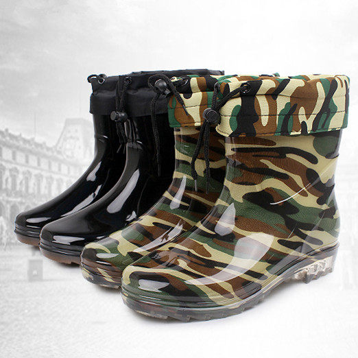 Chaussures - bottes caoutchouc homme pour hiver - semelle tendon - Ref 961208 Image 1