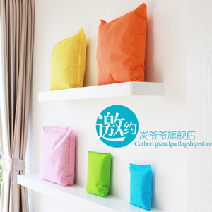 竹炭包新房装修除味除甲醛500g炭包吸附竹碳包活性炭汽车净化空气