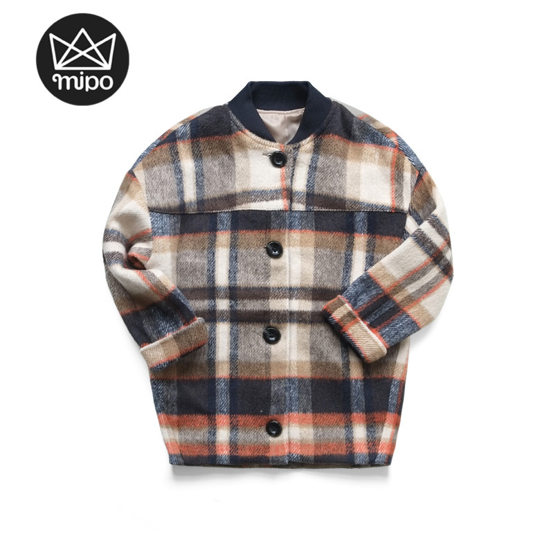 Manteau pour fille MIPO en mélange - Ref 2161726 Image 4