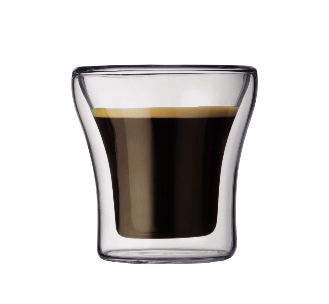 透明双层果汁浓缩隔热水杯