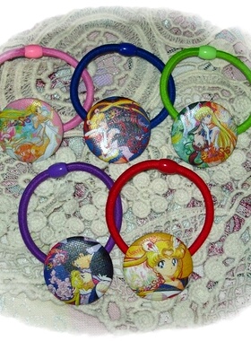 現貨 SAILOR MOON Hair Ties Ponytail Holder美少女戦士皮筋發圈