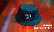 【现货】Stussy Stock Lock Bucket Hat 渔夫帽黑色 正品