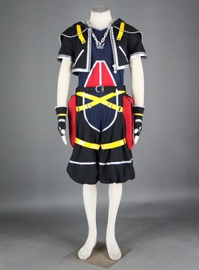 cosplay动漫王国之心索拉原版cos服定制