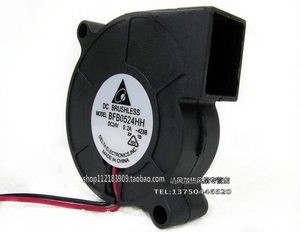 台达 5015 24V 0.2A 5CM 涡轮 离心 鼓风机 散热风扇BFB0524HH
