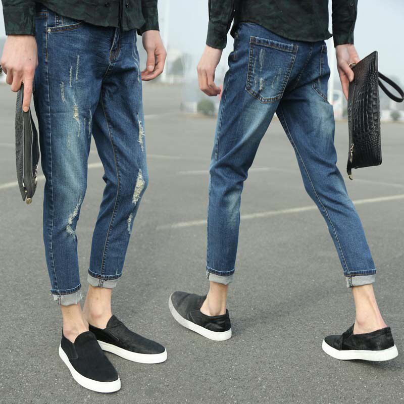 Jeans pour adolescent pieds Slim pour automne - Ref 1465149 Image 1
