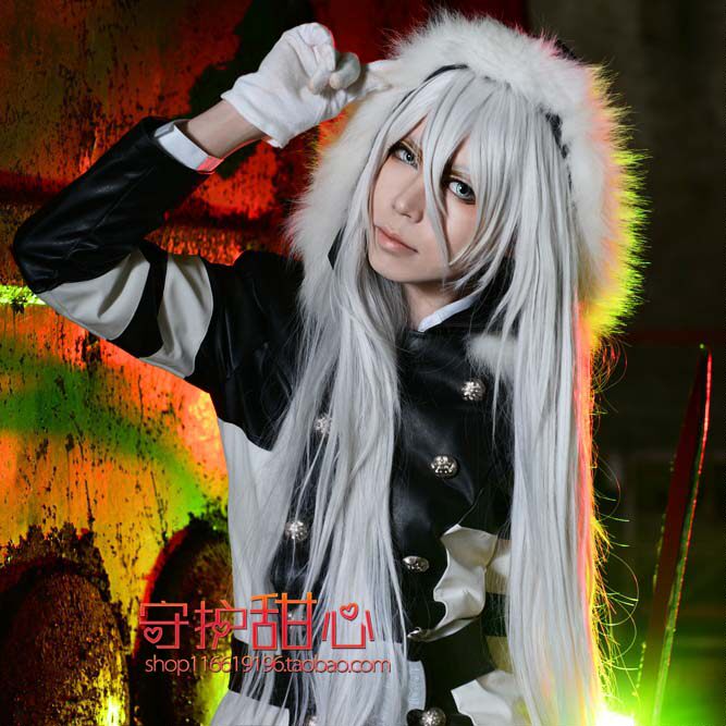 甜心新家庭教师斯贝尔比·斯夸罗/死神.浮竹十四郎cosplay假发