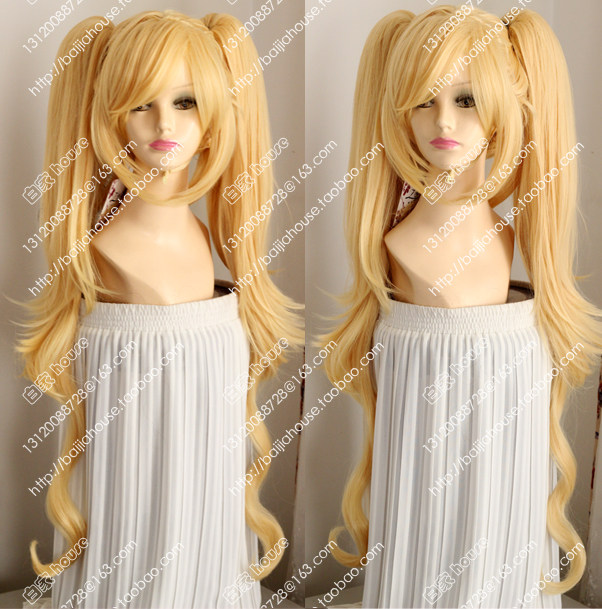 假发金色双马尾子弹图片