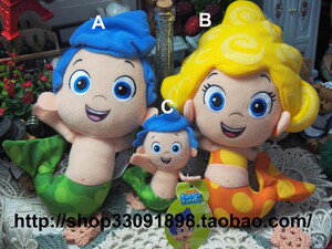 日单泡泡孔雀鱼 Bubble Guppies 动画Goby和Deema挂件