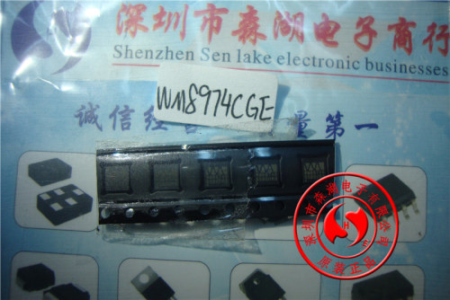 WM8974CGEFL WM8974G WOLFS  QFN-24 原装正品