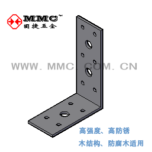 L型角铁角码木屋木别墅结构五金金属连接件BW-34811固捷五金MMC
