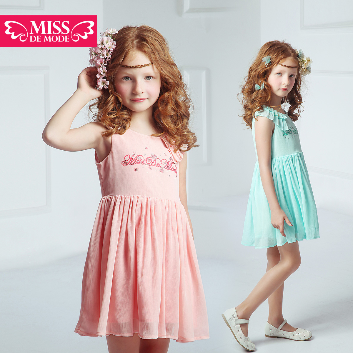Robes pour fille MISS DE MODE - Ref 2045890 Image 1