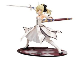 正品 GSC 胜利黄金之剑 Saber 手办日版 lily FATE