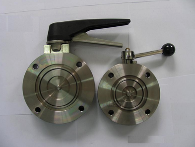 不锈钢304真空蝶阀手动真空蝶阀gi40 50 65 80 100