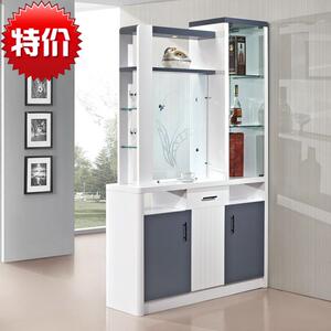 现代双面隔断柜玄关门厅柜酒柜屏风间厅柜简约鞋柜装饰烤漆柜1.3