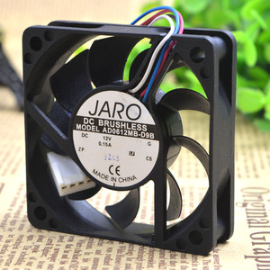 JARO AD0612MB-D9B 12V 0.15A 6010 6CM 超静音 散热风扇