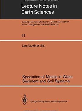 【预订】Speciation of Metals in Water, Sedim...