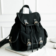 AI fruit 2015 new casual belt buckle canvas shoulder bags school wind double back streets surge backpack