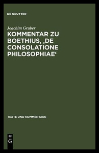 【预售】Kommentar Zu Boethius, 'de Consolati...