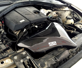 适配宝马F20 F30 116 316 EDDY涡流3三代碳纤进气风箱冬菇头改装