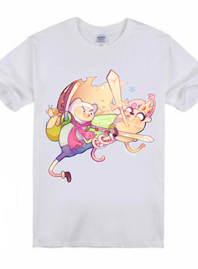 绮丽屋动漫周边探险活宝ADVENTURE TIME阿宝老皮短袖T恤满百包邮