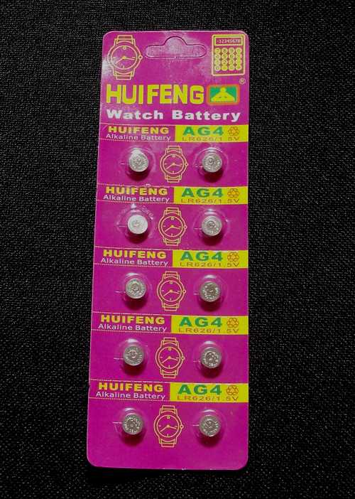 AG4 SR626 LR66/177 377 3V Lithium Coin Battery 纽扣电池