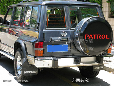 适用于 日产尼桑 老款途乐Y60 Y61 PATROL 不锈钢备胎罩 加厚包邮