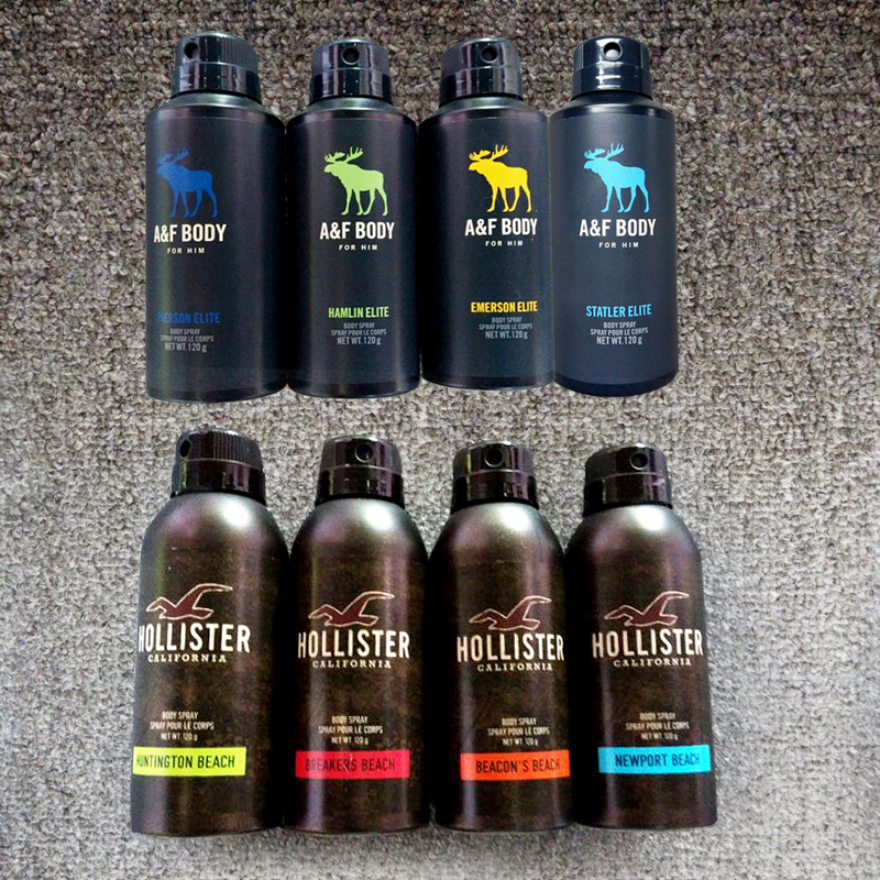 hollister body spray mens