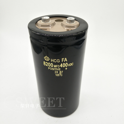 全新原装400V8200UF 8200MFD400VDC 日立HCG FA 螺丝脚电容75*155
