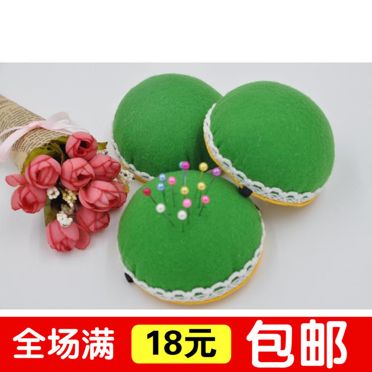 DIY手工缝纫拼布工具 绿色蕾丝白边手腕型大针插 针插针垫 针插包|ruв категории домашний ткань, вышивка крестом и инструментов, принадлежностей, вышивка крестом инструмент, иглы иглы - от Buy2taobao.com для оказания профессиональной услуги покупки агента Taobao