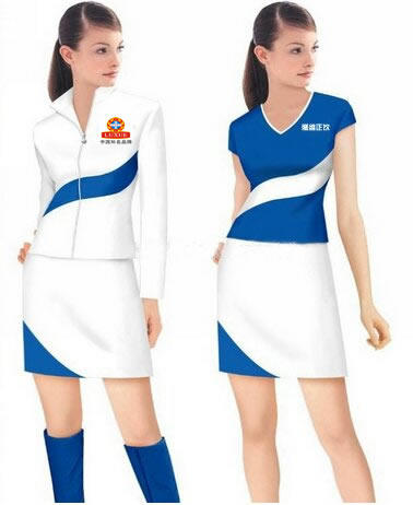 厂家定做喜力啤酒促销服 酒水促销员服装 啤酒促销服 导购员工装