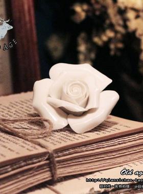 北欧风复古白色陶瓷摄影婚庆道具