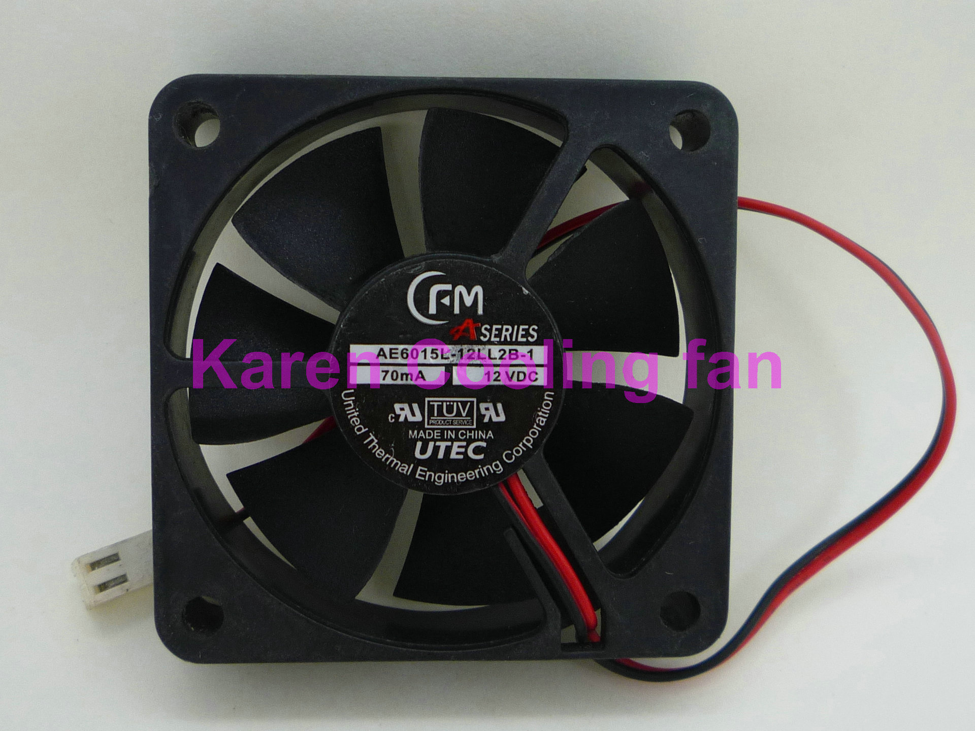 6cm AE6015L-12LL2B-1 6015 12v 0.07a 60*60*15mm散热风扇