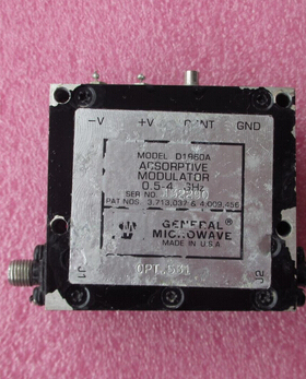 GM进口 D1960A 0.5-4GHz SMA ABSORPTIVE MODULATOR 吸收调制器