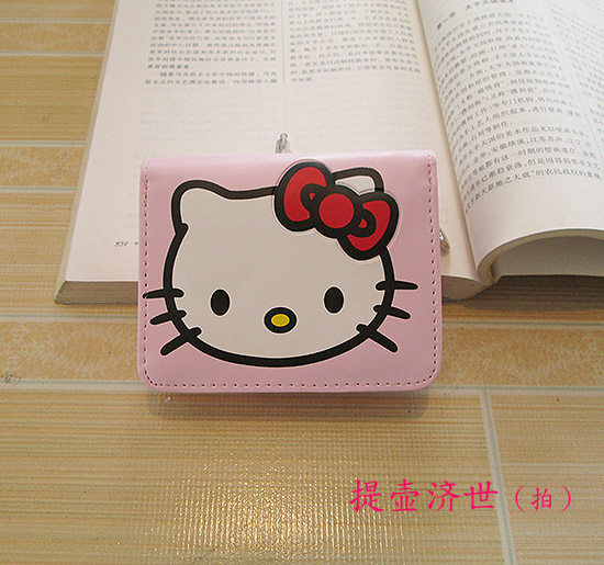韩版卡通多功能时尚钱夹/长款KITTY女士钱包 短款钱夹