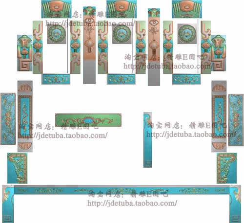 包邮高清设计素材木雕素材精雕图灰度图精品秦式沙发明式款疯抢