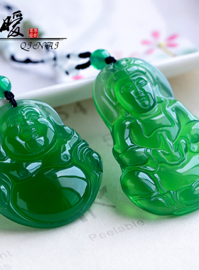 玉髓吊坠玛瑙一对项链观音水晶